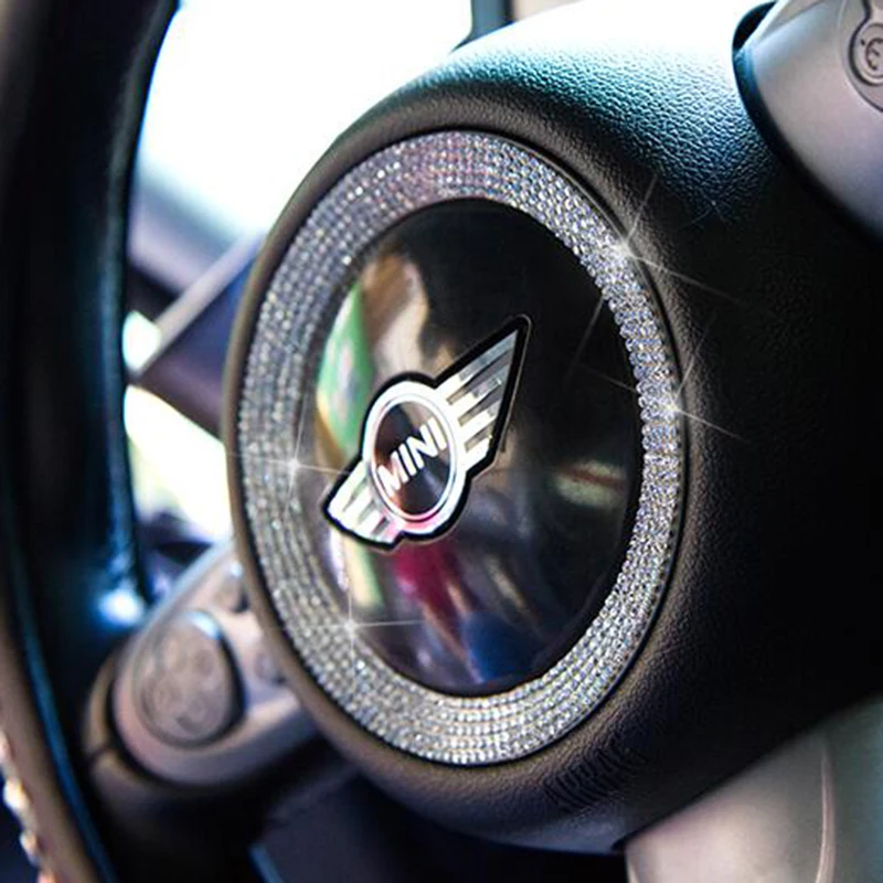 Автомобиль с украшениями в виде кристаллов рамка литье под давлением стикер для