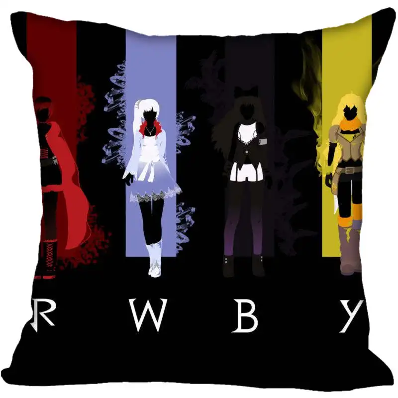 Заказная декоративная наволочка RWBY квадратная Наволочка на молнии 33x33,40x40,45x45 см(с одной стороны) наволочка - Цвет: Pillowcase 11