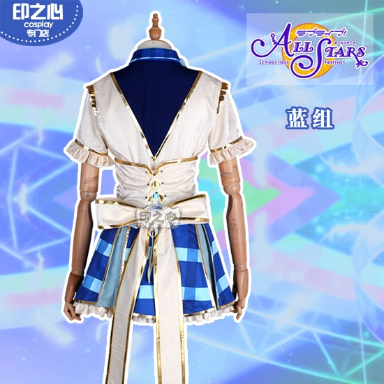 [В наличии] 2018 аниме Love Live All Stars School Idol Festival синий/красный/зеленый униформа косплей