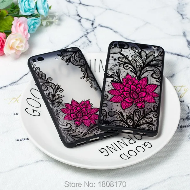 Чехол из ТПУ C-Ku Lotus Flower Mandala Datura для Redmi 4A 4X 5 Plus 5A 6 6Pro NOTE3 NOTE4 NOTE S2 кружевной Роскошный