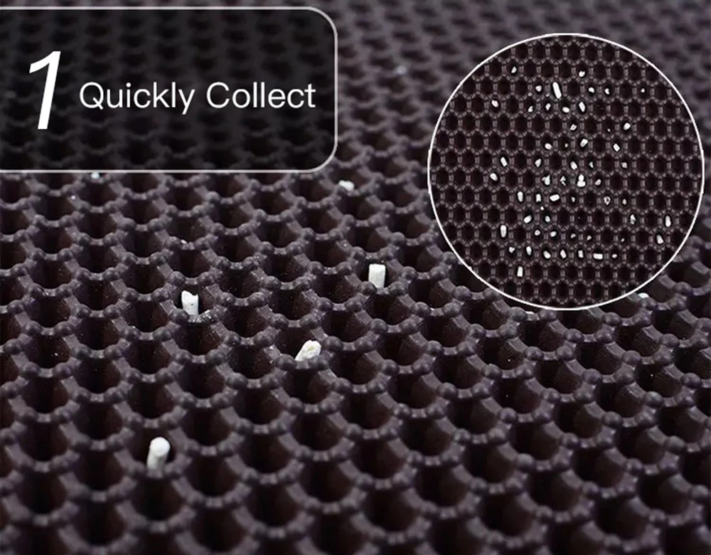 Водонепроницаемый коврик для кошачьего туалета из ЭВА двухслойный животных