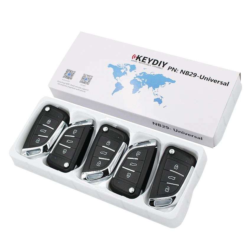 Многофункциональный дистанционный ключ NB29 для KD900 + URG200 KD-X2 5 функций в одном ключе