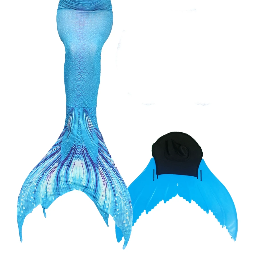 Женский купальник с хвостом Русалочки моноласт для косплея девочек пляжная