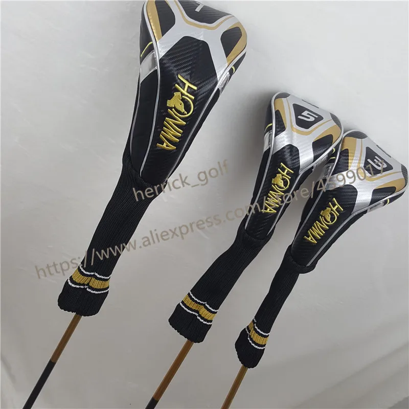 Гольф-клуб HONMA S-05 4 звезды золотой цвет гольф-драйвер 9.5or10.5 чердак графитовый Вал R или S гибкий драйвер клубов