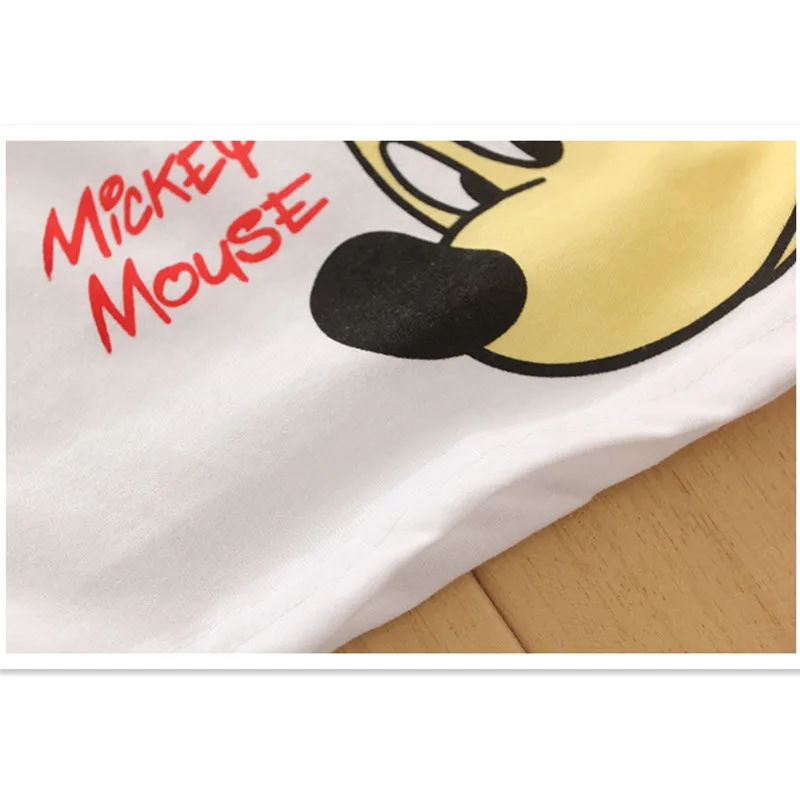 Лето 2017 г. мальчиков Футболка с Микки одежда детские футболки для От 1 до 12 лет