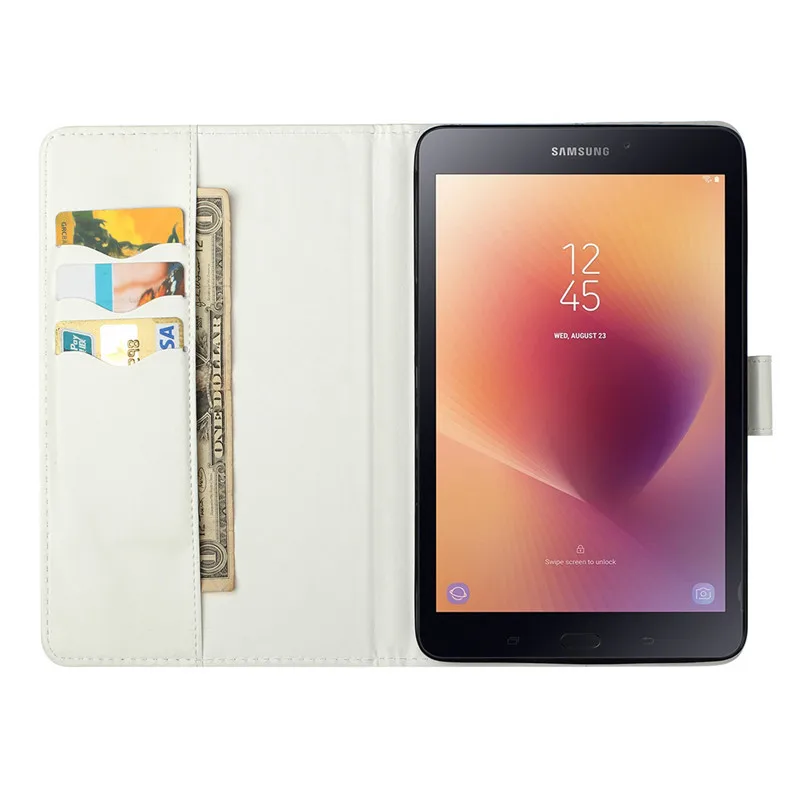 Wekays для Samsung Tab A 8 0 женский кожаный чехол с мультяшным единорогом Galaxy 2017 T380 T385