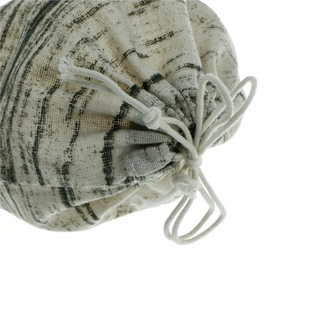 1 шт. древесины хлопок дорожный футляр 3 размера Портативный мешки Drawstring обувь для