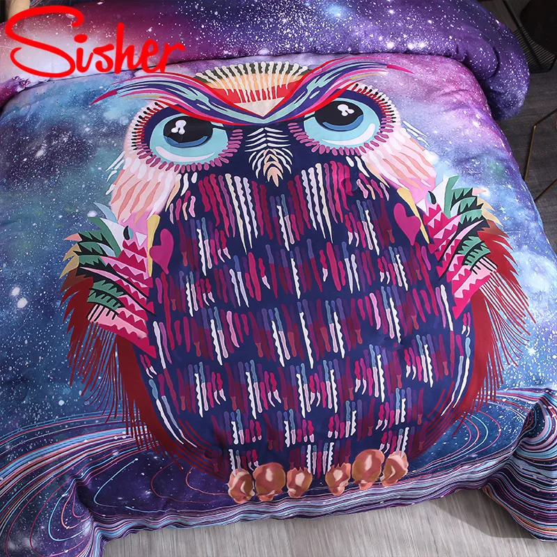 Sisher Роскошное Одеяло классический твердый комфортный цвет постельных