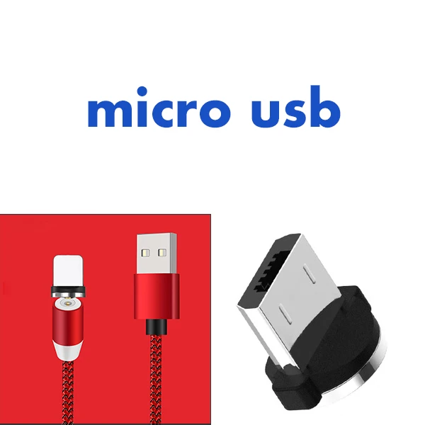 Золотой Быстрый Магнитный зарядный usb-кабель Micor для samsung Redmi Oppo huawei, Магнитный зарядный кабель Usb Micro Usb для телефона Android - Цвет: Золотой