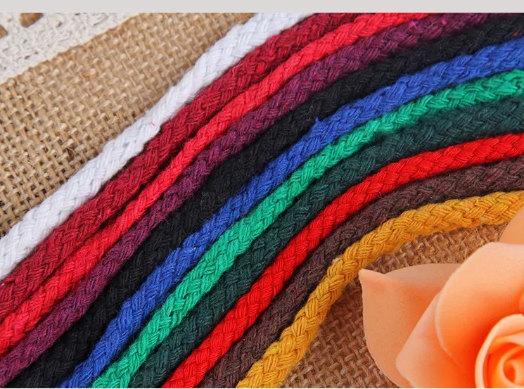 32 см длинный Хлопковый Канат ручка 1000 шт./лот 8ply витая Ручка с 2 черных точек