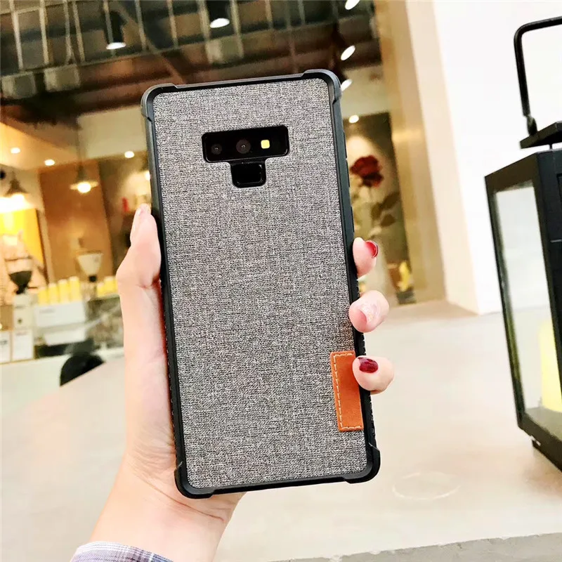 Кожаный чехол для телефона samsung note9 note8 s8/s9 plus четырехугольный ударопрочный