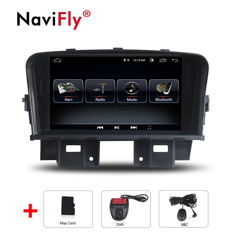 Car dvd DVR 2din Android 8,1 автомобильный Радио dvd-плеер мультимедиа для Chevrolet Cruze 2009 2010 2011 2012 2013 wifi RDS FM BT USB gps навигация - Цвет: Car dvd DVR