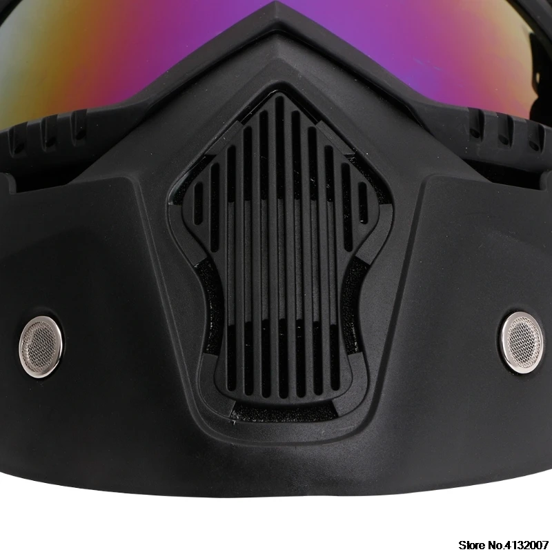 Очки для мотокросса Пылезащитная маска очки лица со съемными мотоциклетными