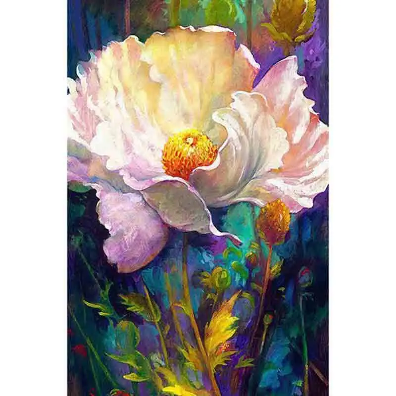 

Full Square/Round DIY Diamond Embroidery Flower 5D Diamond Painting Rhinestone Mosaic Decor HYY