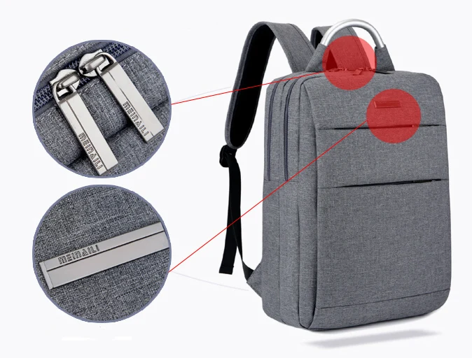14 15 15.6 Inch Solid Business Waterproof Nylon Durable Laptop Notebook Backpack Bags Case for Men Women Working School Student |