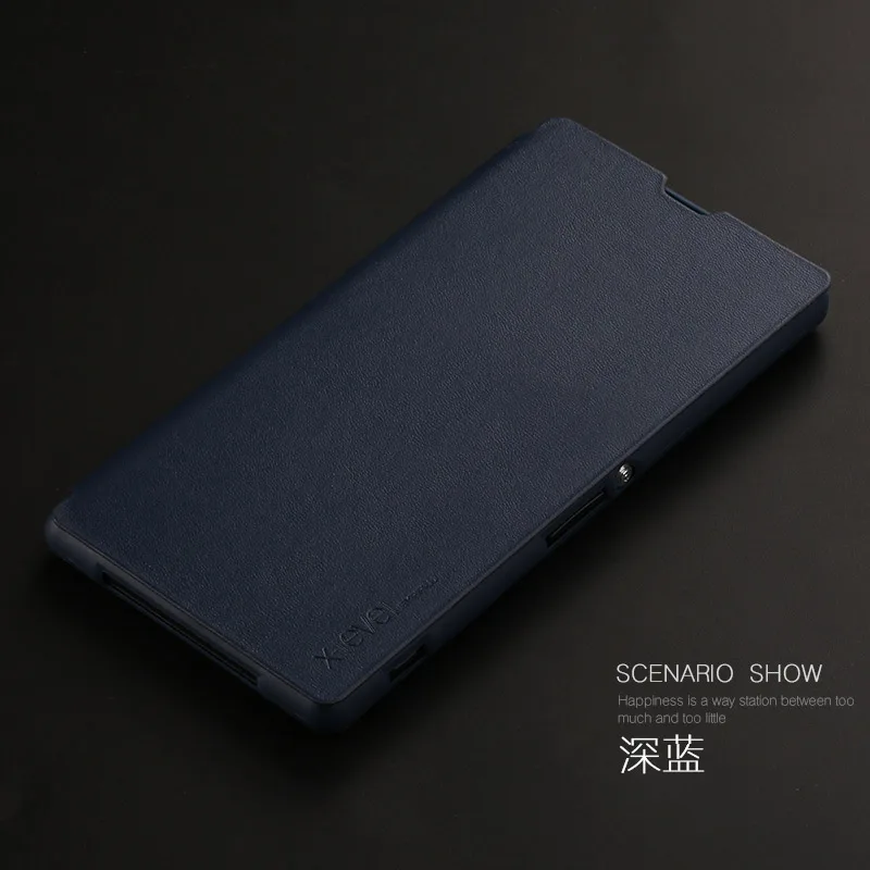 Новый роскошный деловой чехол из искусственной кожи для Sony Xperia Z1 L39h с откидной