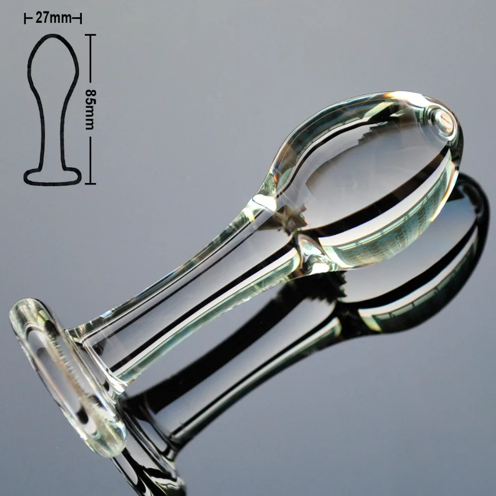 Tiny pyrex glass dildo small crystal anal beads butt plug fake penis artificial dick adult sex toys for gay women men masturbate | Красота и