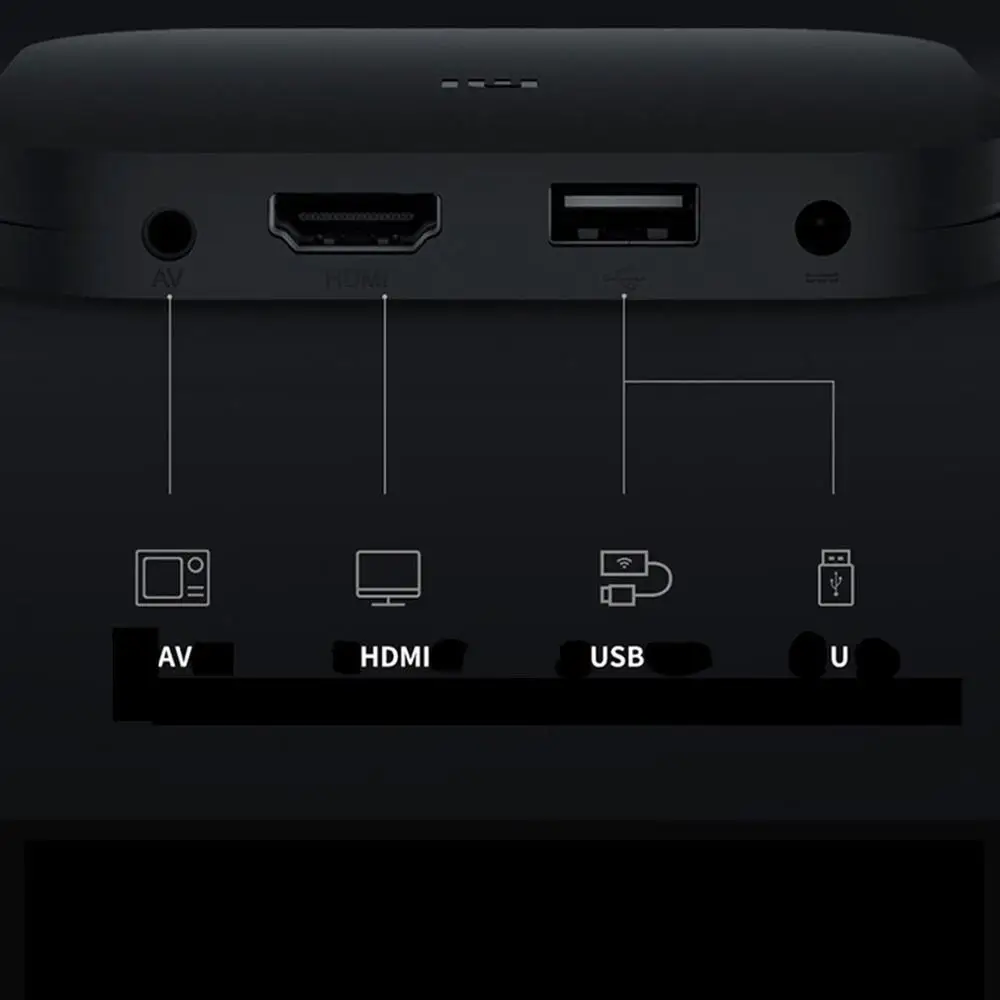 Коробка Форма 1 Гб + 8 Wifi смарт Беспроводной 4 K Черный 4C дома HD ТВ компьютерной