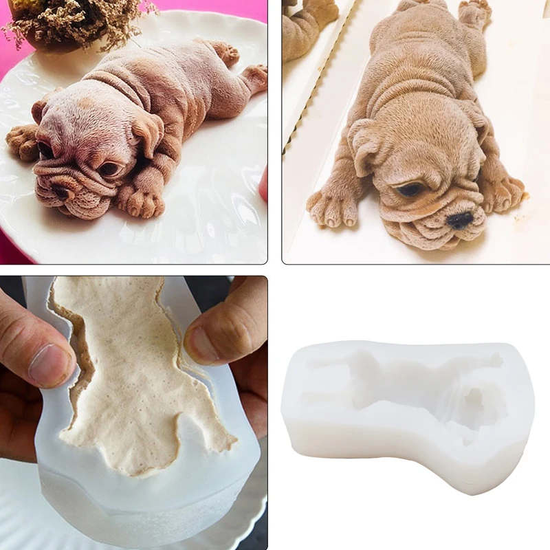 Новинка для собак стерео мусс форма мороженого домашних животных 3D Bulldog Shar Pei