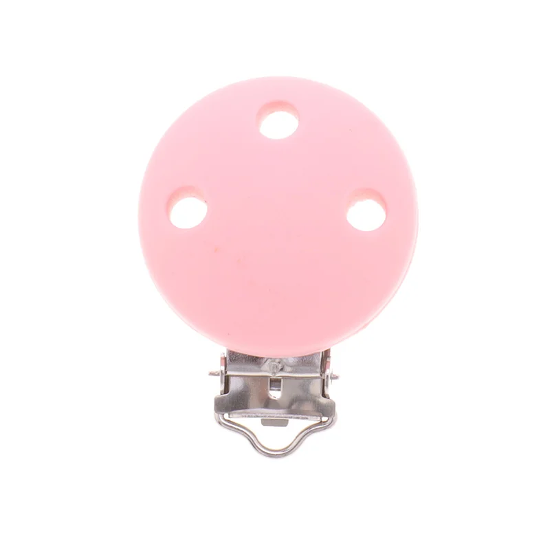 10 шт. круглая силиконовая детская пустышка на цепочке с прищепкой зажимы для BPA