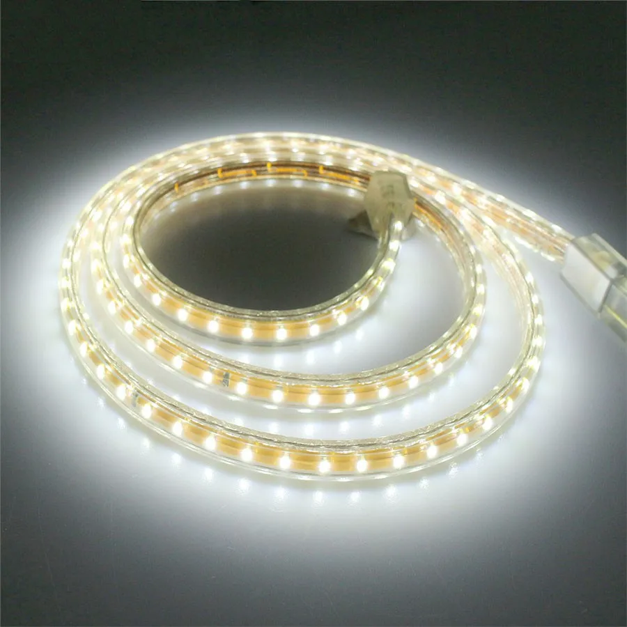 AC220V 3014SMD светодиодный водонепроницаемый с европейской вилкой питания IP65 120 светодиодный s/M гибкий светодиодный ленточный лента 1 м 2 м 3 м 5 м 10 м 15 м 20 м 30 м