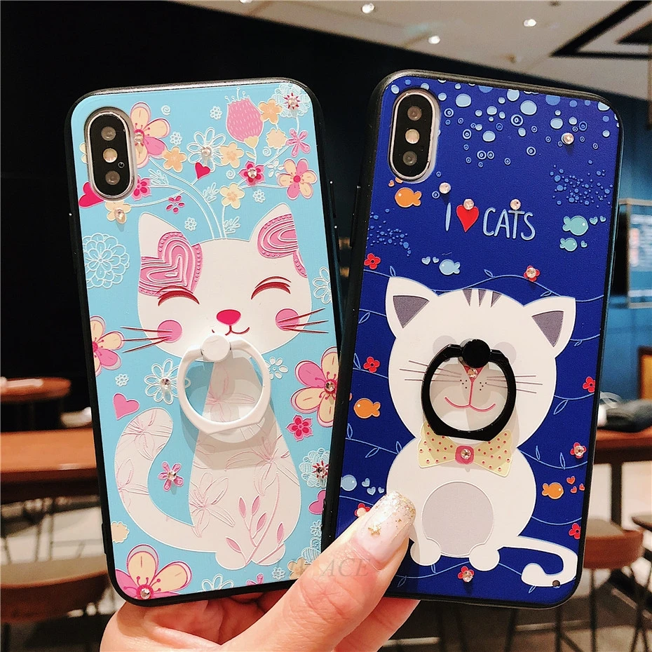 С букетом на свадьбе cat чехол для телефона xiaomi mi 8 SE 8SE 6 6X A2 lite redmi pro 6A с
