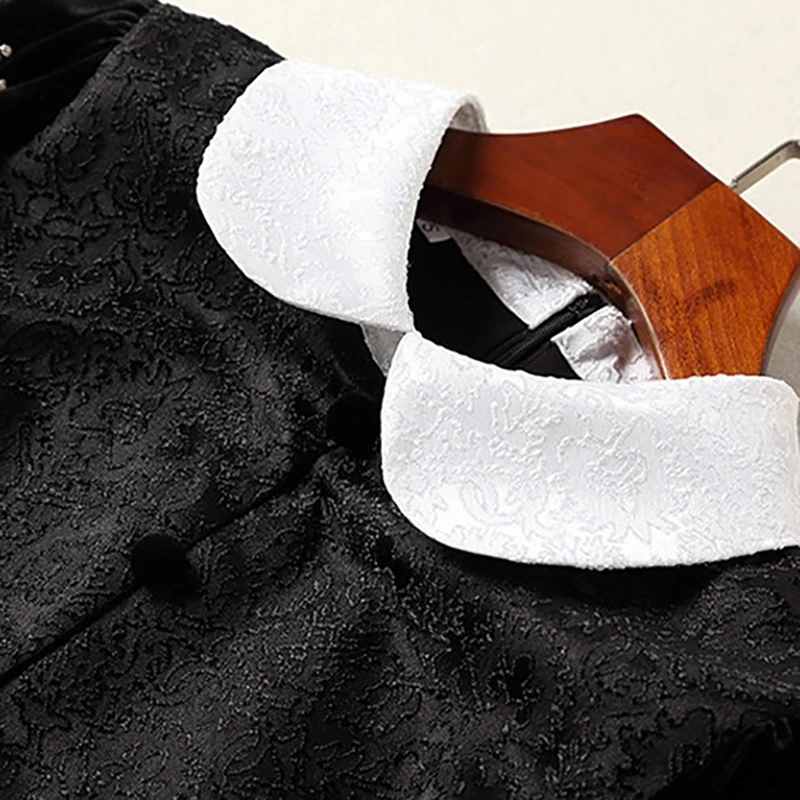 2019 весеннее милое платье с бисером для женщин высокое качество короткое пышными