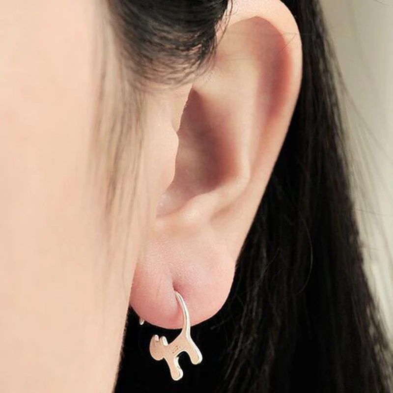 19 стильных серебряных серег милые маленькие шпильки с демоном для девочек