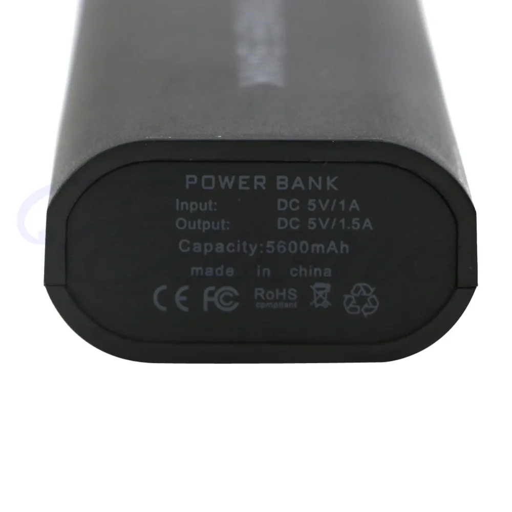 1 шт. Новый портативный внешний аккумулятор 5600 мАч 18650 USB зарядное устройство