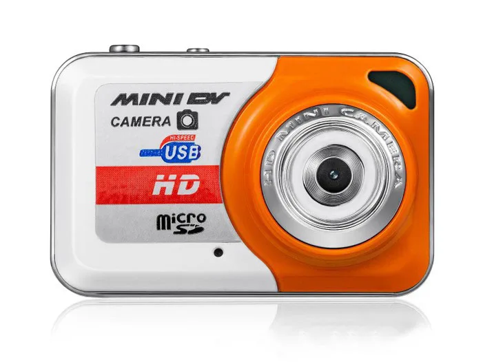 orange Портативная X6 цифровая камера Ультра HD мини камера 32 Гб TF карта с микрофоном Цифровая видеокамера PC DV видеокамера запись съемки - Цвет: orange