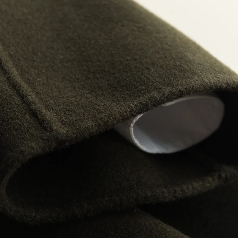

2017 Autumn Winter Wool Coat fashion women With Belt High Quality Turn-down Collar Wool Jacket Cashmere Coat