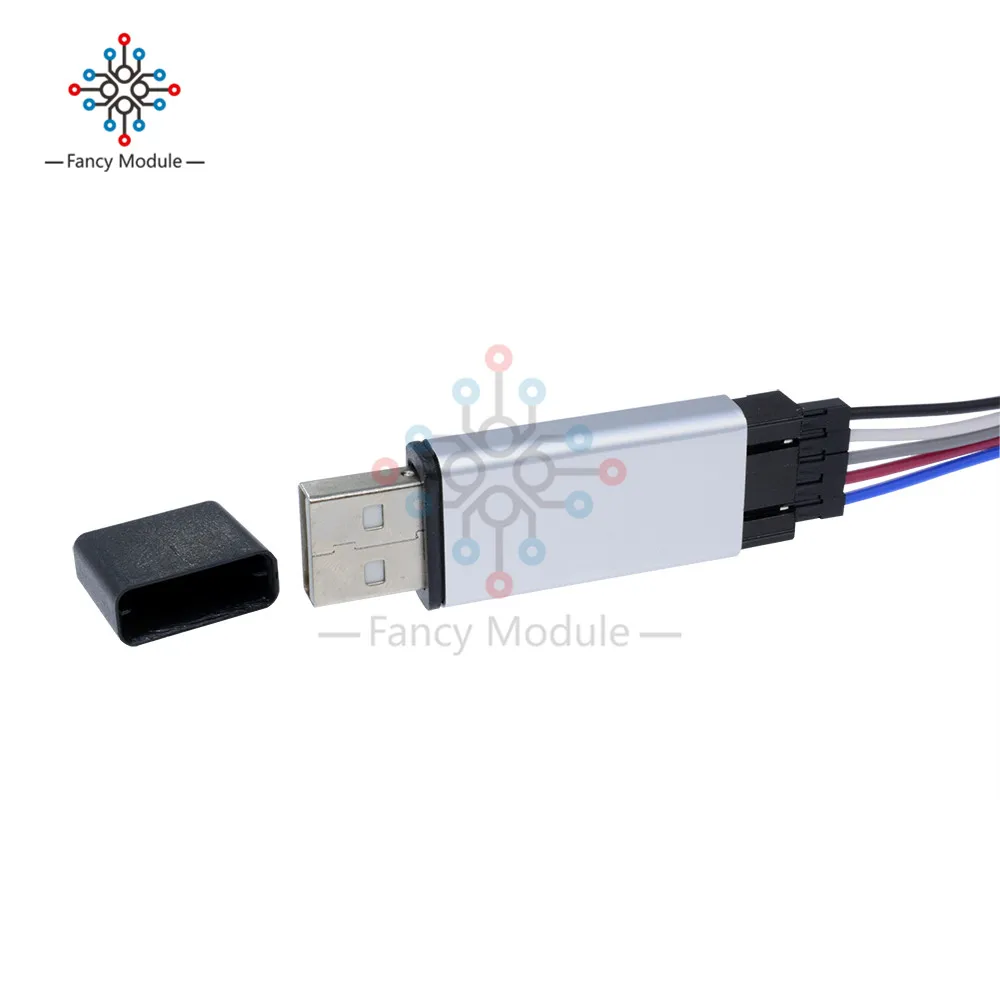 USB 2 0 к TTL UART 5 контактный модуль последовательный преобразователь CP2102 STC PRGMR с