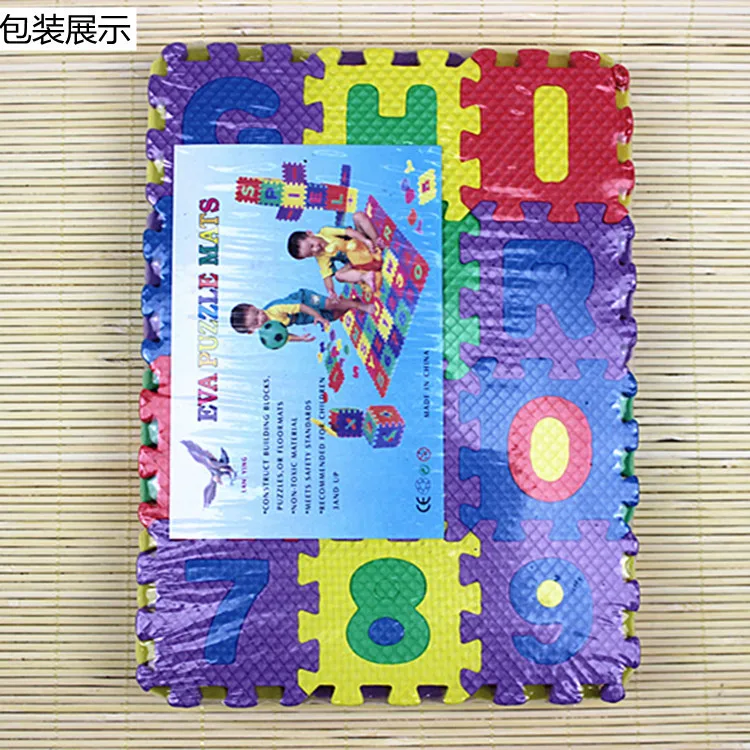 36 шт. детские игрушки Алфавит цифры пена головоломка мягкий игровой коврик Пол