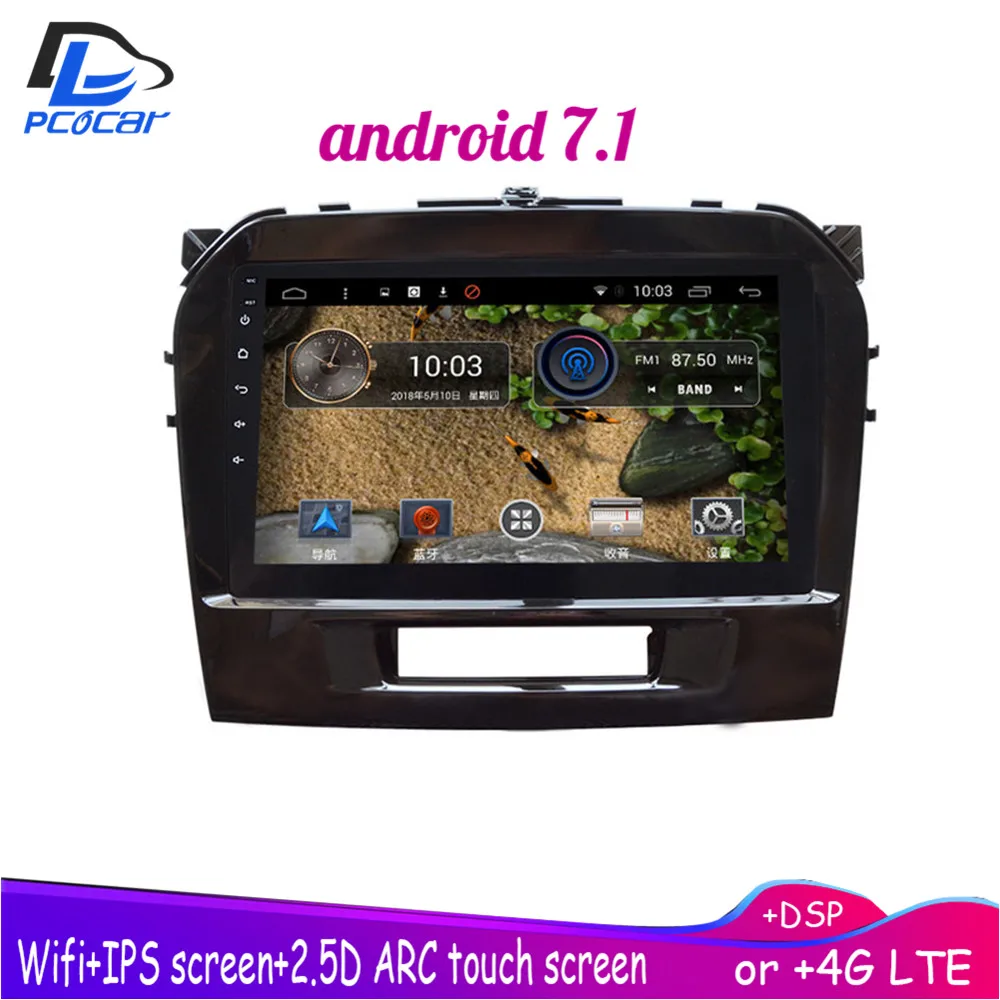 4G LTE Android 7 1 Автомобильный gps мультимедийный Видео Радио плеер в тире для Suzuki Grand