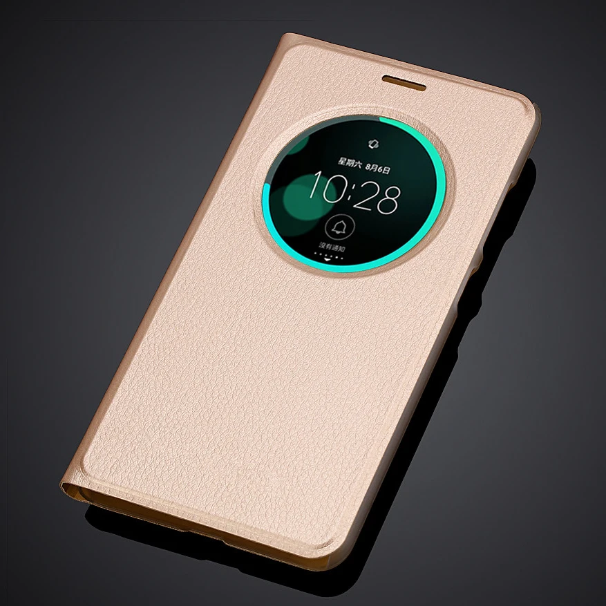 Чехол для asus zenfone 3 Laser ZC551KL флип-чехол из искусственной кожи умный чехол с окошком