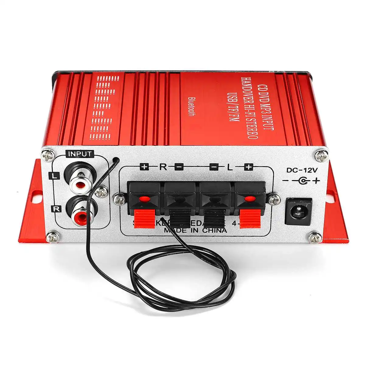 100W+ 100W 12V 2CH автомобильный аудио усилитель HIFI аудио Мощность усилитель bluetooth Стерео усилители FM радио USB W/Дистанционное Управление