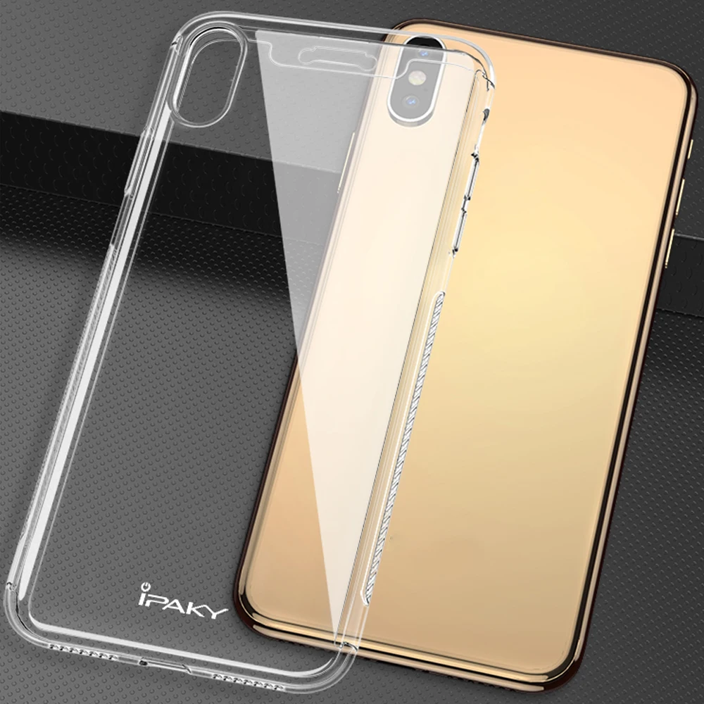IPAKY Clear 360 градусов полная защитная обшивка из закаленного стекла чехол для iPhone X XS Max XR X прозрачный задний Чехол со стеклом Coque
