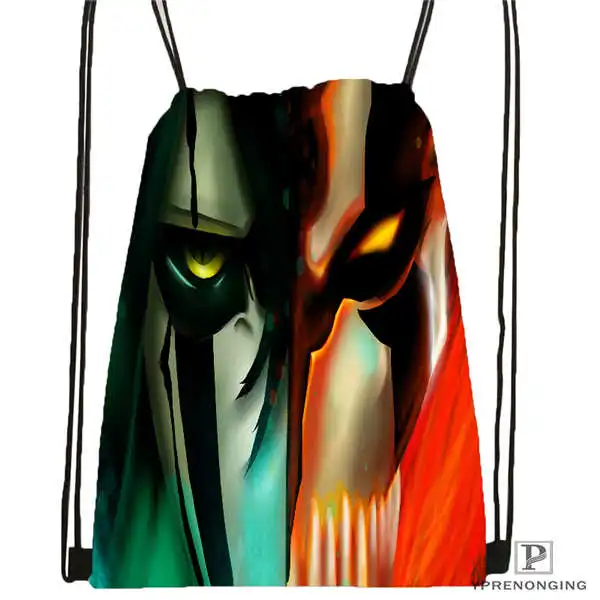 Рюкзак bleach_ichigo_cool_anime на шнурке сумка милый рюкзак Детская (Черная задняя) 31x40 см