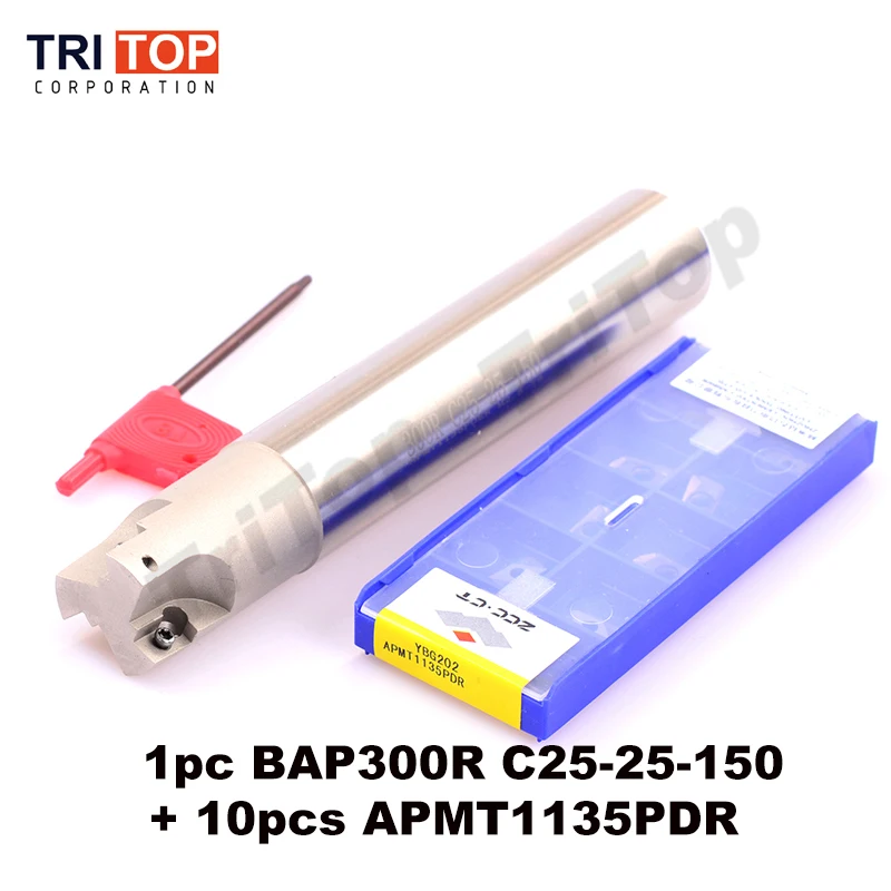 BAP JAP 300R C25 25 150 резцовая головка c режущими пластинками APMT1135PDR 10шт державка для