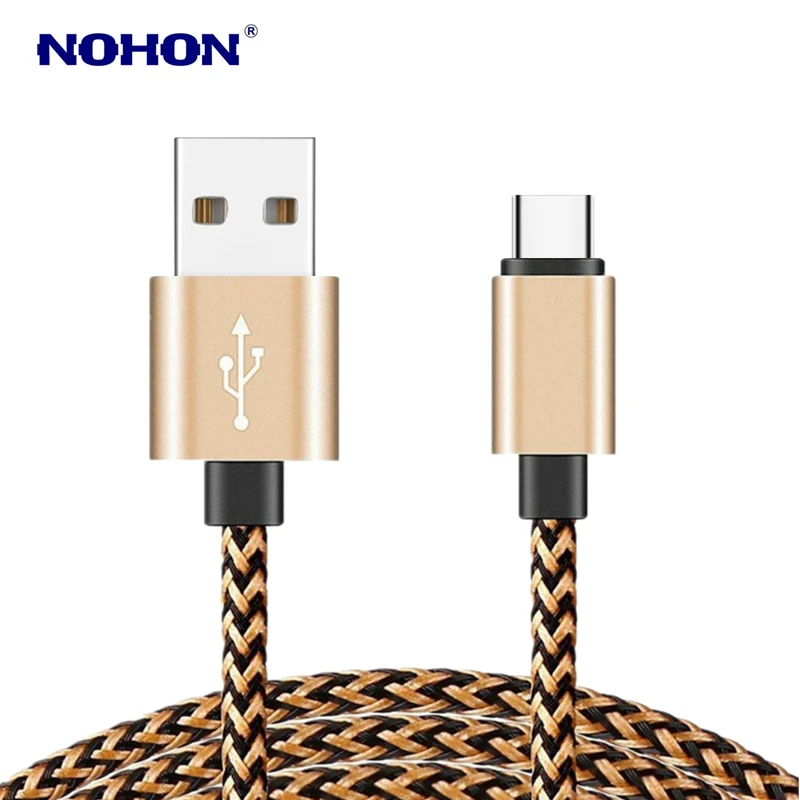 3 м Плетеный usb-кабель для зарядки данных type-C для huawei P10 Mate10 Mate20 Honor 20 10 9 8 samsung S8 S9 Plus OnePlus кабель для телефона Android