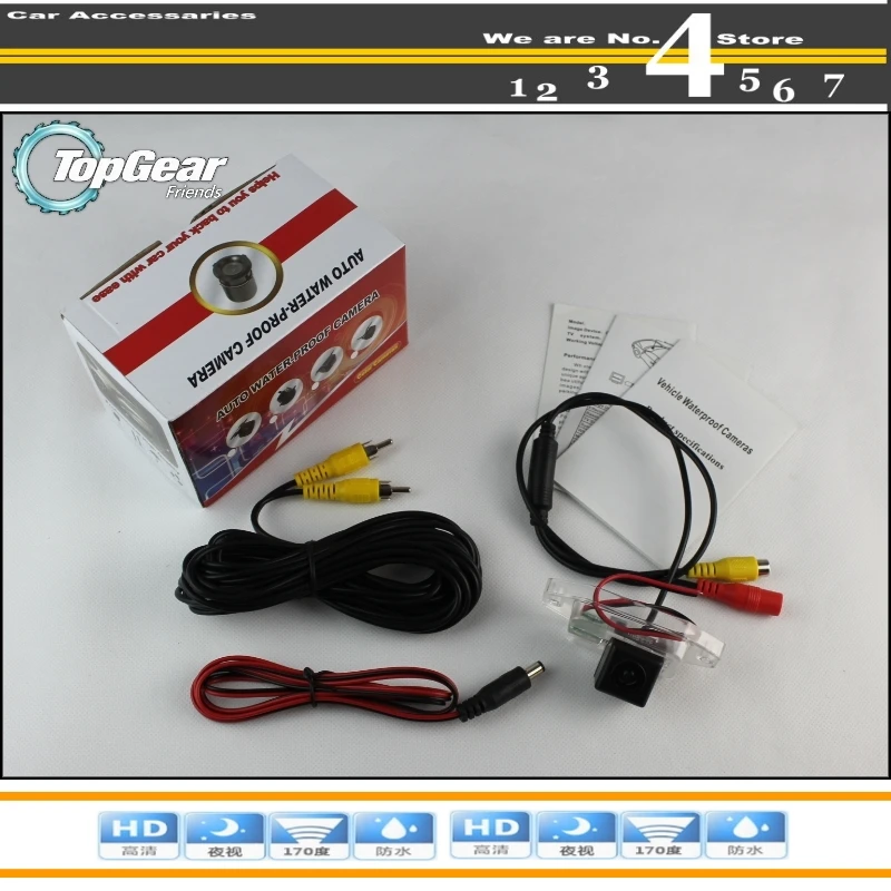 Высококачественная камера заднего вида для PAL / NTSC | CCD + RCA Автомобильная TOYOTA Land