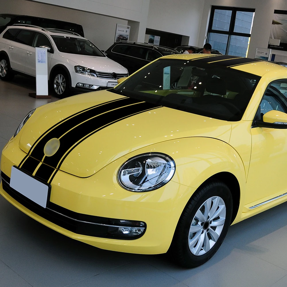 Автомобиль Стайлинг набор капота линия крыша задние полосы наклейка кузова для