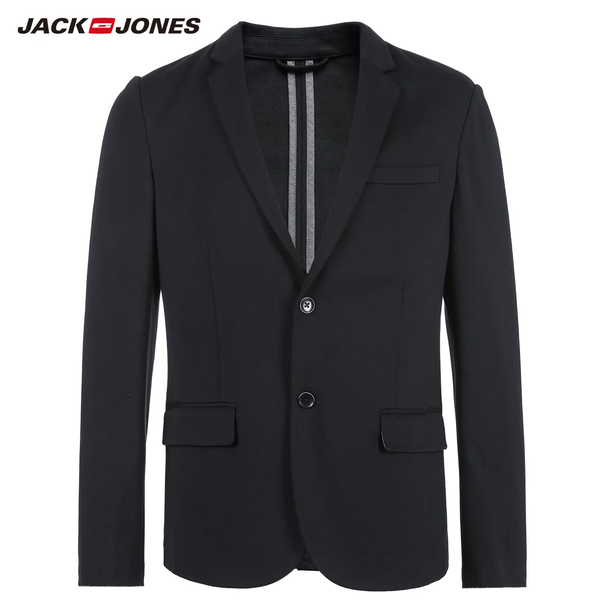 JackJones Мужская Легкая стрейчевая двубортная Повседневная приталенная куртка