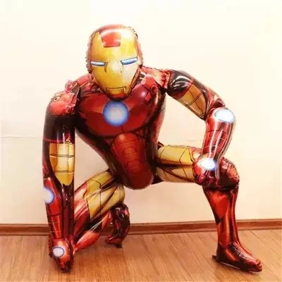 3D русалки Железный человек Бэтмен человек паук Единорог фольга гелиевые шары Мстители супер герой День Рождения украшения Globos детские игрушки - Цвет: Оливковый