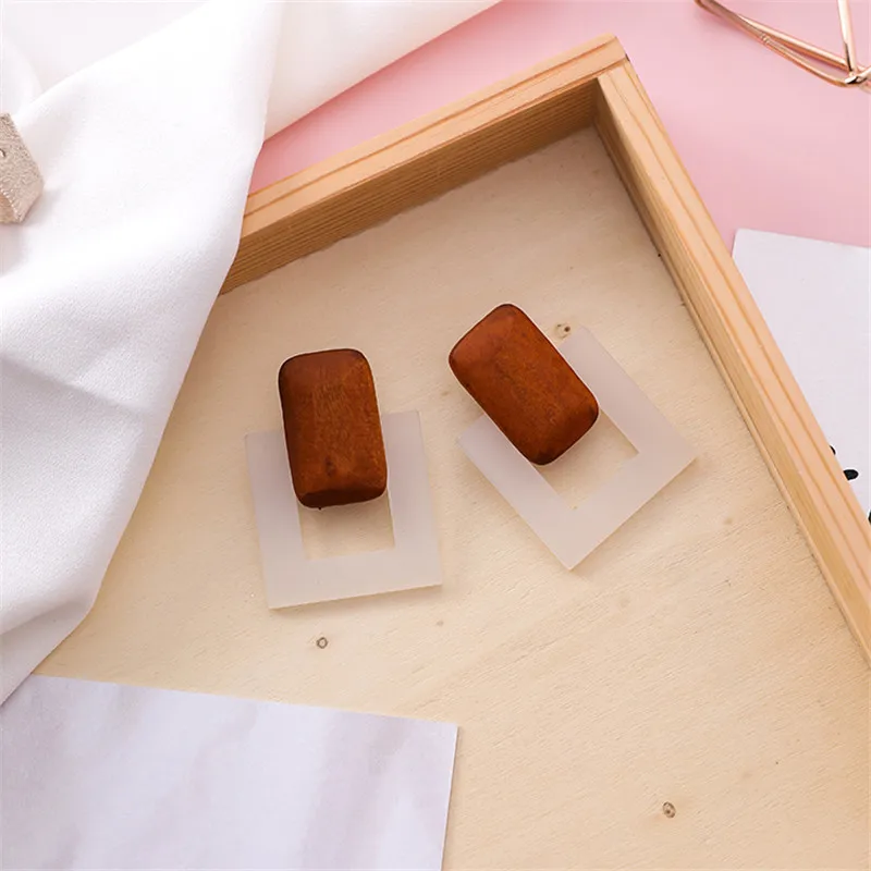 Новый дизайн деревянные прямоугольные прозрачные полые круглые квадратные