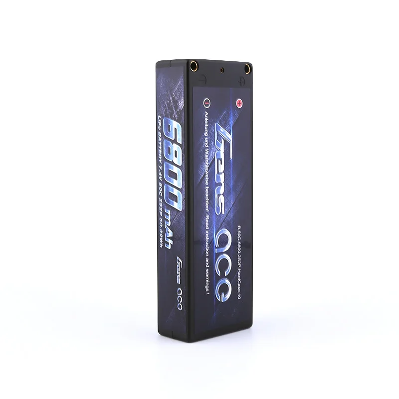 Литий полимерный аккумулятор Gens ace 2S 6800 мАч 7 4 В 50C разъем Deans для Axial RC Car 1/8 1/10