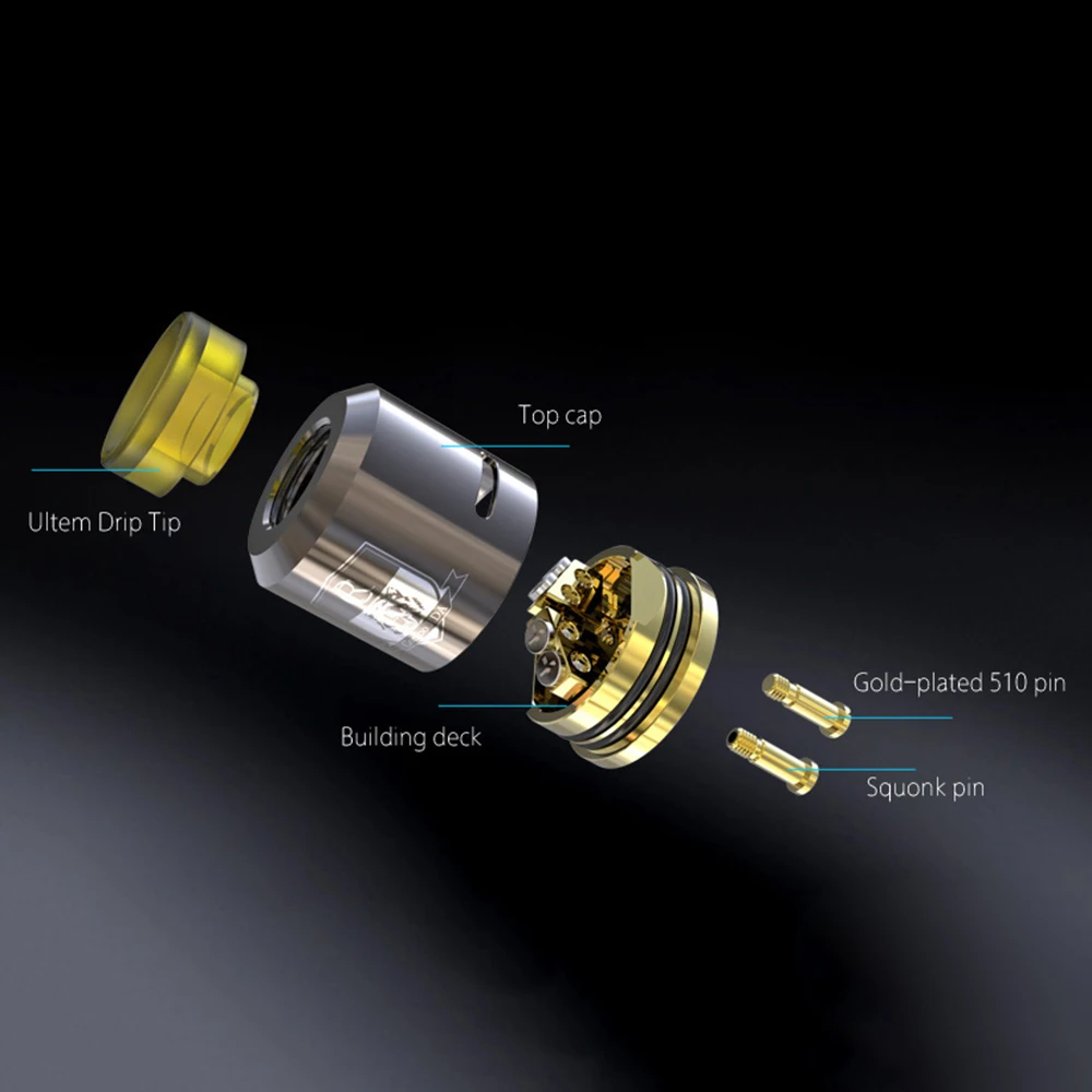 100% Оригинальный IJOY COMBO RDA электронная сигарета испаритель диаметр 25 мм Нижний