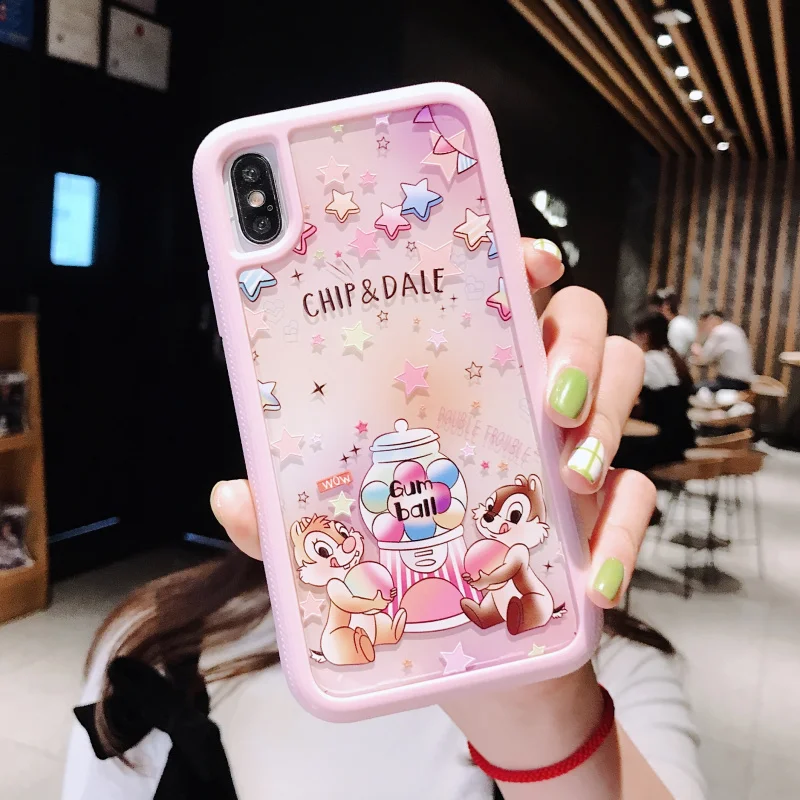 Милый мультфильм 3D тиснение для iphone 11 pro Max анти-осень чехол для iphone 7 8 Plus X XR XS MAX чехол для телефона акриловая задняя крышка