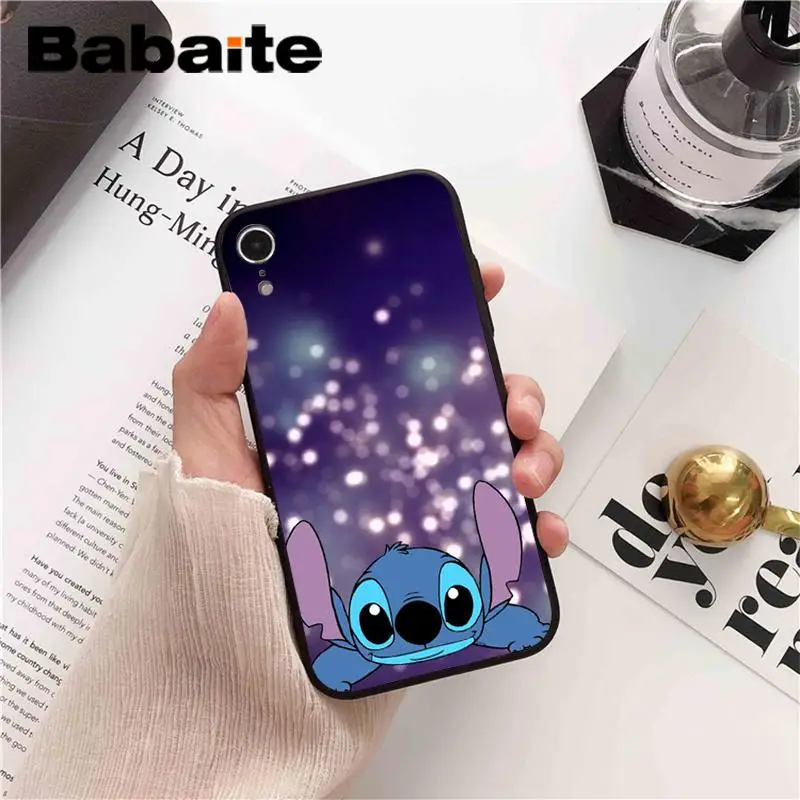 Babaite Lilo Stitch роскошный уникальный дизайн PhoneCase для iPhone 8 7 6 6S Plus X XS MAX 5 5S SE XR 10 Чехол
