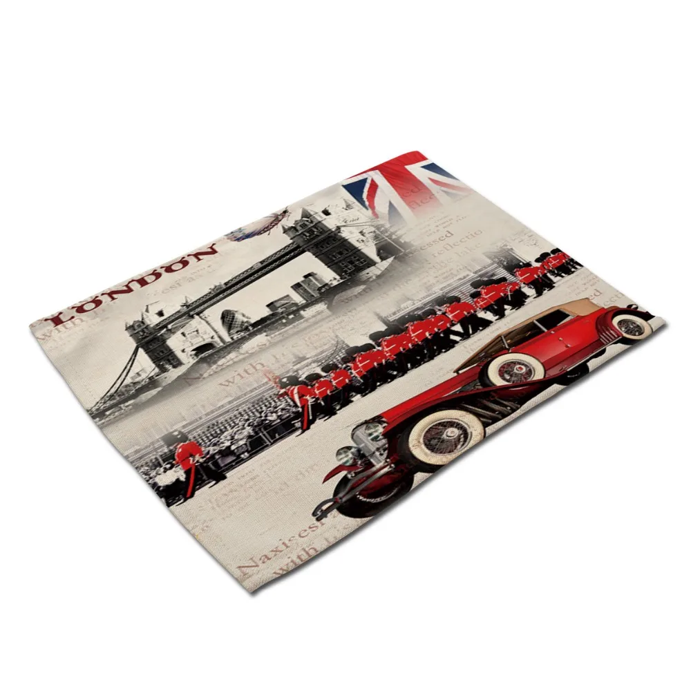 Сценические салфетки Mix 6 стилей с принтом Европейский ретро колокольчик